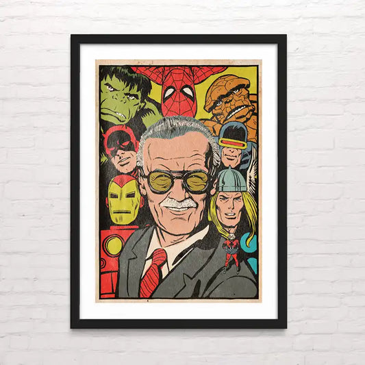 StanLee. Arte de cine antiguo digitalizado – impresión de alta definición