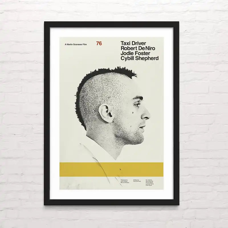 Ilustración histórica de Taxi driver – decoración retro