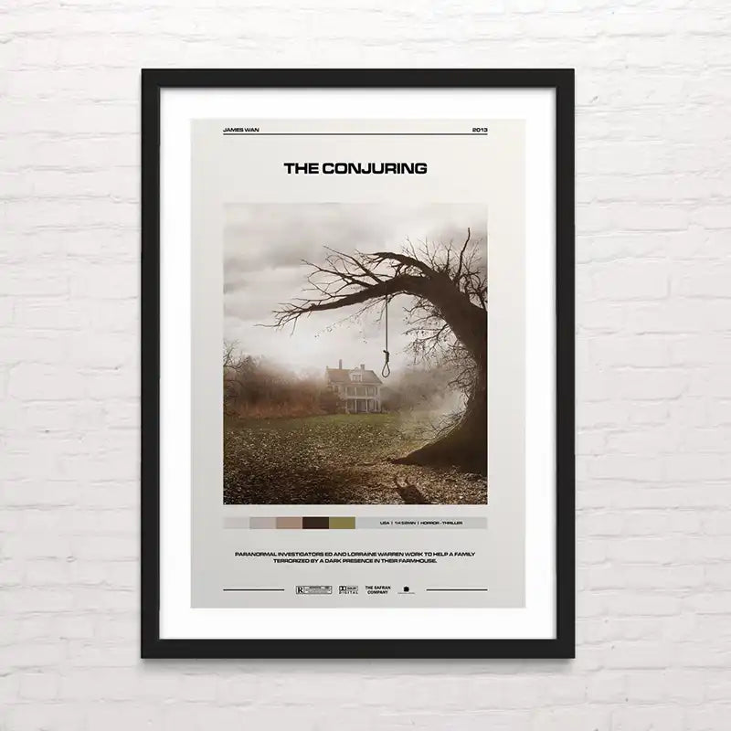 The Conjuring. Póster decorativo de Tarantino – arte cinematográfico exclusivo