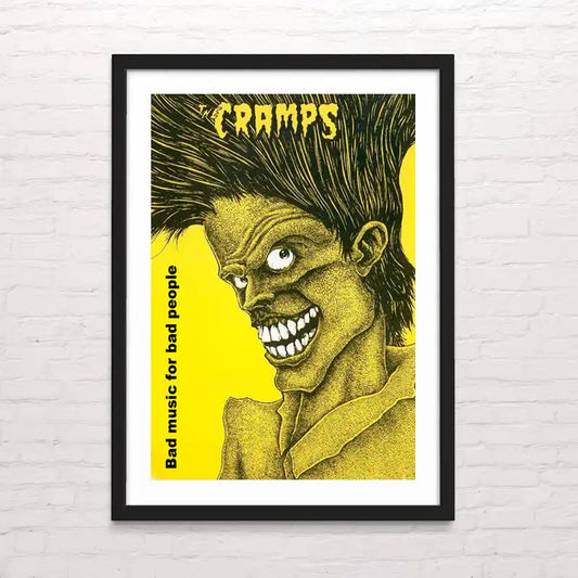 Póster de The Cramps con diseño pop art – calidad premium Posterinc