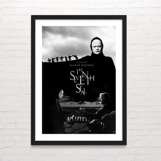 Póster de El séptimo sello clásico en estilo vintage – alta calidad. posterinc.cl