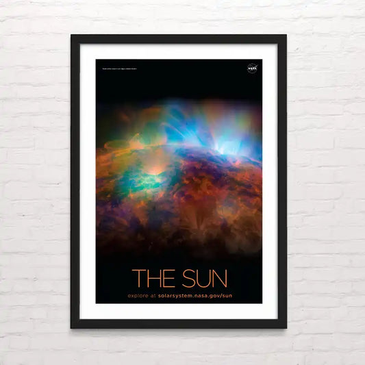 Póster del Sol – arte del espacio impreso profesionalmente. Sistiema solar - Posterinc.cl