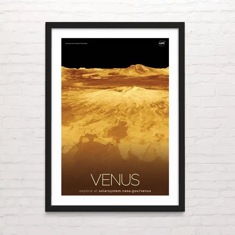 Póster del planeta Venus – arte del espacio impreso profesionalmente - Posterinc.cl