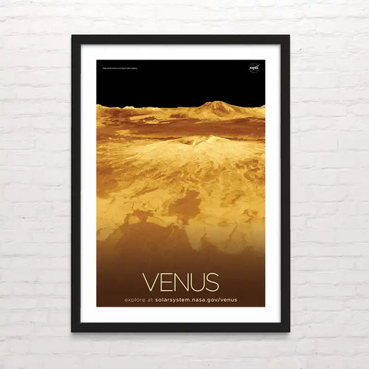 Póster del planeta Venus – arte del espacio impreso profesionalmente - Posterinc.cl