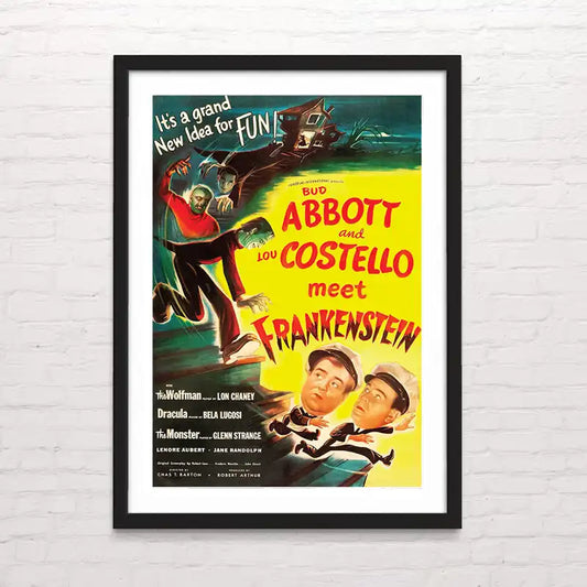 Póster vintage abbott y costello – impresión artística Posterinc Studio