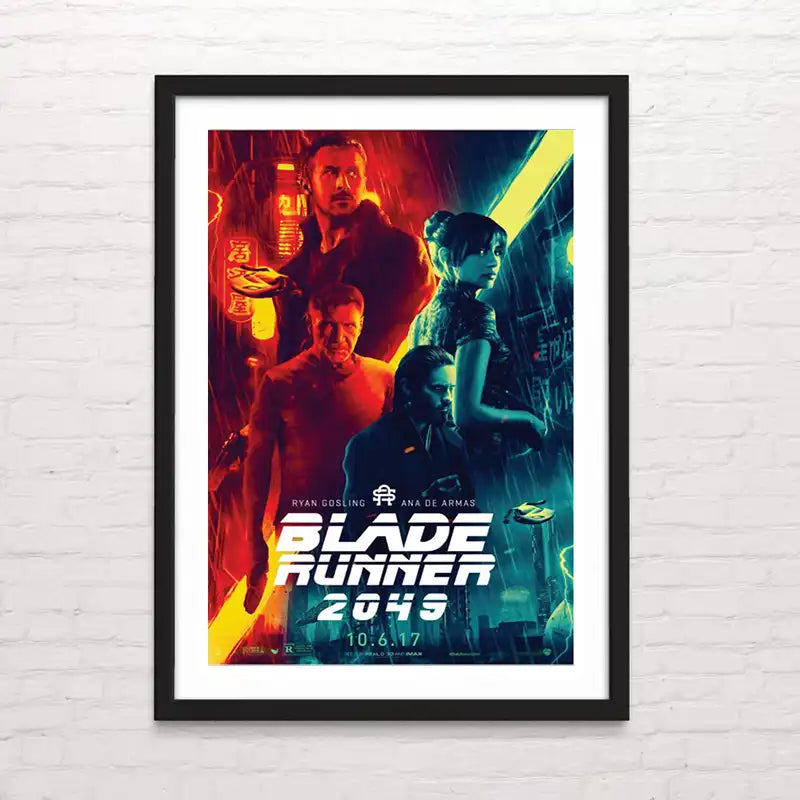 Póster decorativo de película blade runner arte cinematográfico premium