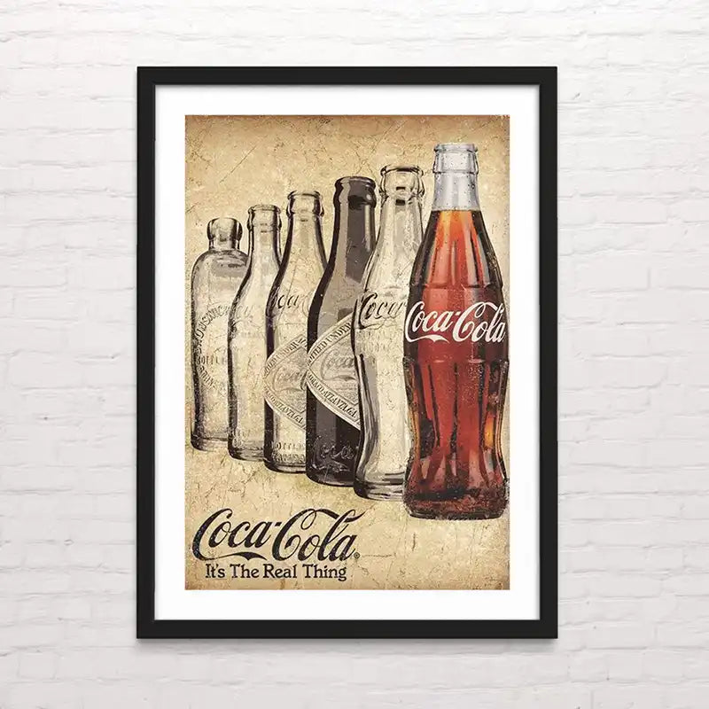 Póster vintage estilo retro coca cola vintage – impresión artística Posterinc Studio