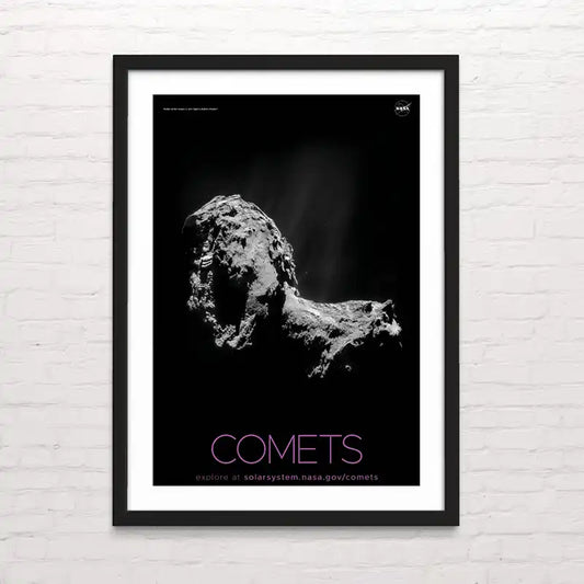 Póster del planeta comets 2 – decoración temática del Sistema Solar