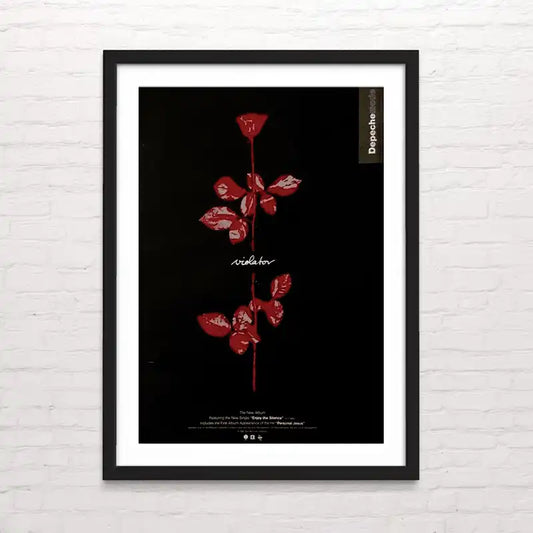 Póster de Depeche Mode Violator con diseño original  – arte mural por Posterinc Studio