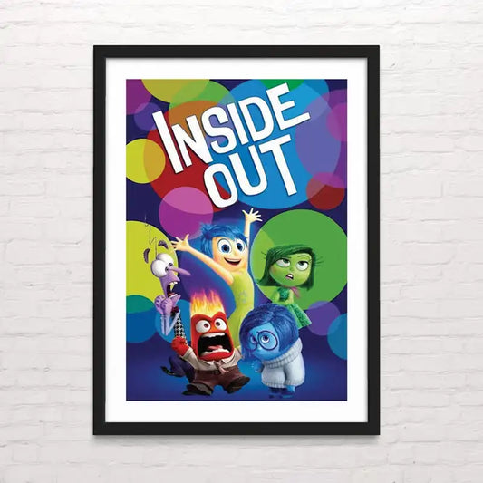 Póster decorativo de película intensa-mente – arte cinematográfico premium