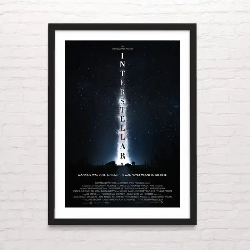 Póster decorativo de Interestelar– arte cinematográfico exclusivo. Posterinc.cl