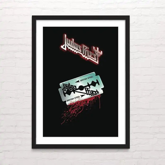 Póster de Judas Priest para decoración de interiores – arte musical en alta resolución