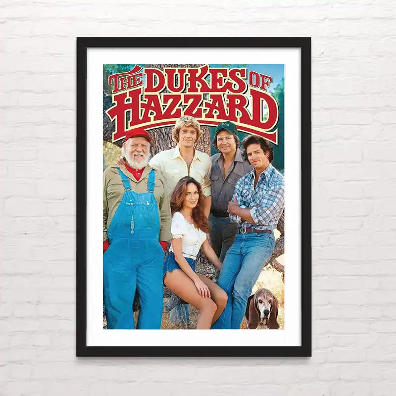 Póster Los Dukes de Hazzard
inspirado en series antiguas – impresión premium