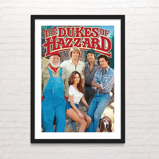 Póster Los Dukes de Hazzard
inspirado en series antiguas – impresión premium