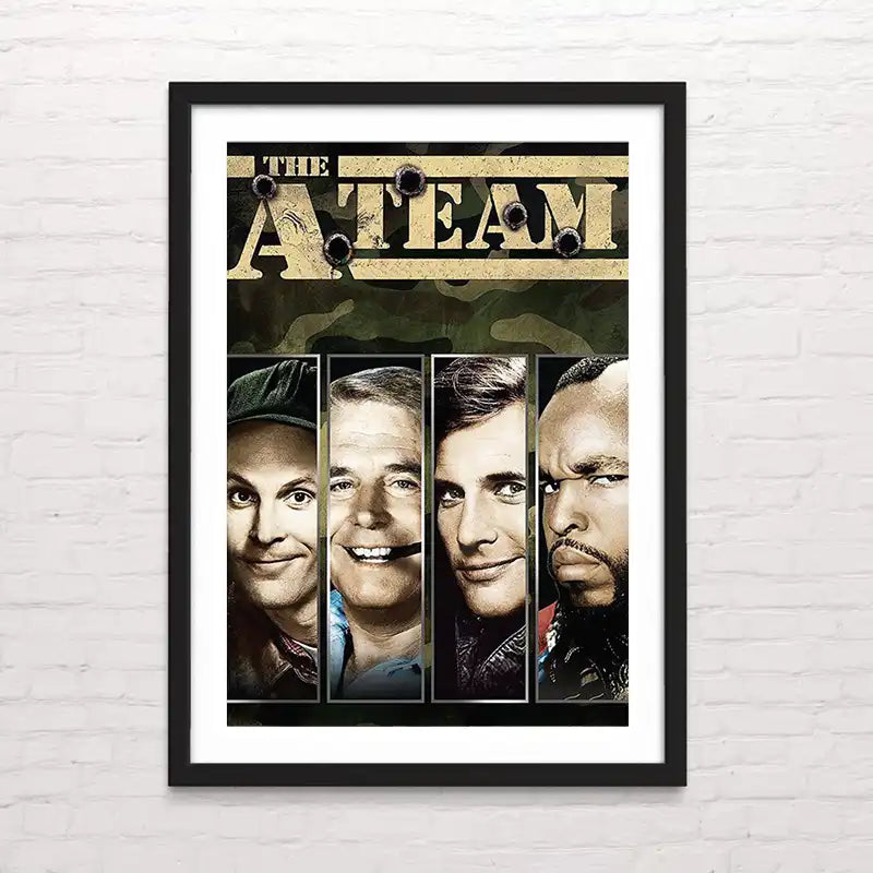 Póster inspirado en viejas series de TV – Los Magnificos - impresión detallada