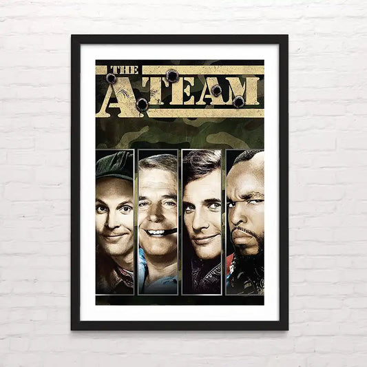 Póster inspirado en viejas series de TV – Los Magnificos - impresión detallada