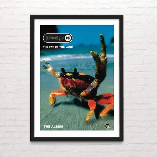 Prodigy - Diseño de rock metal – impresión poderosa y contrastada. Posterinc.cl