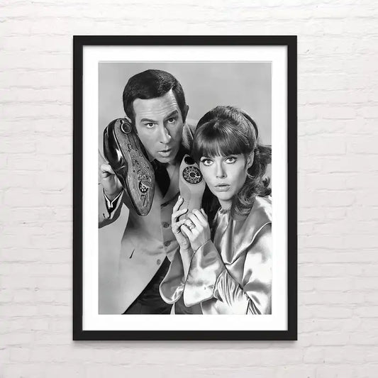 superagente86. Póster inspirado en viejas series de TV – impresión detallada