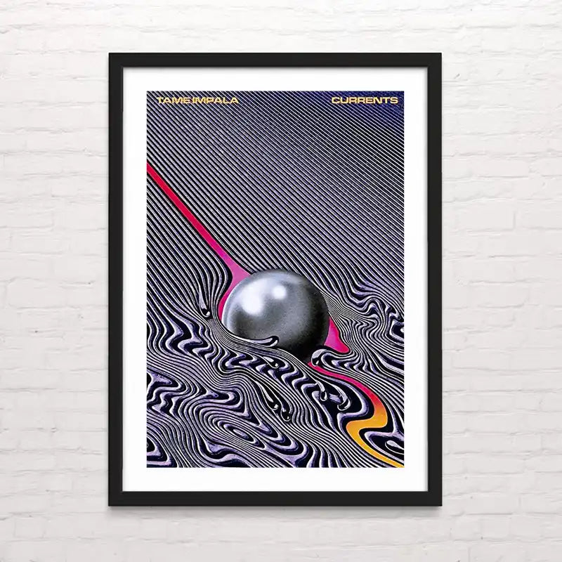 Póster de Tame Impala - Current – ilustración con estilo rebelde