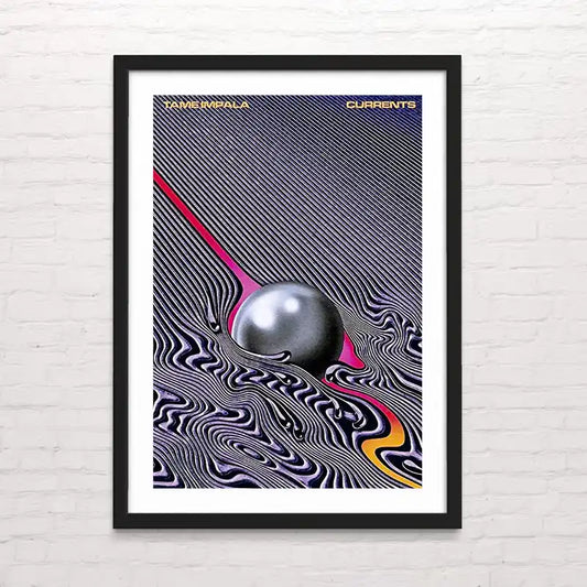 Póster de Tame Impala - Current – ilustración con estilo rebelde