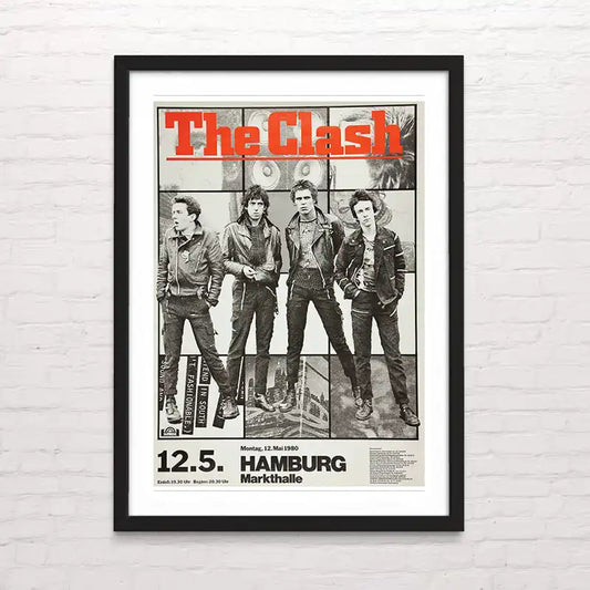 Diseño de The Clash – impresión poderosa y contrastada