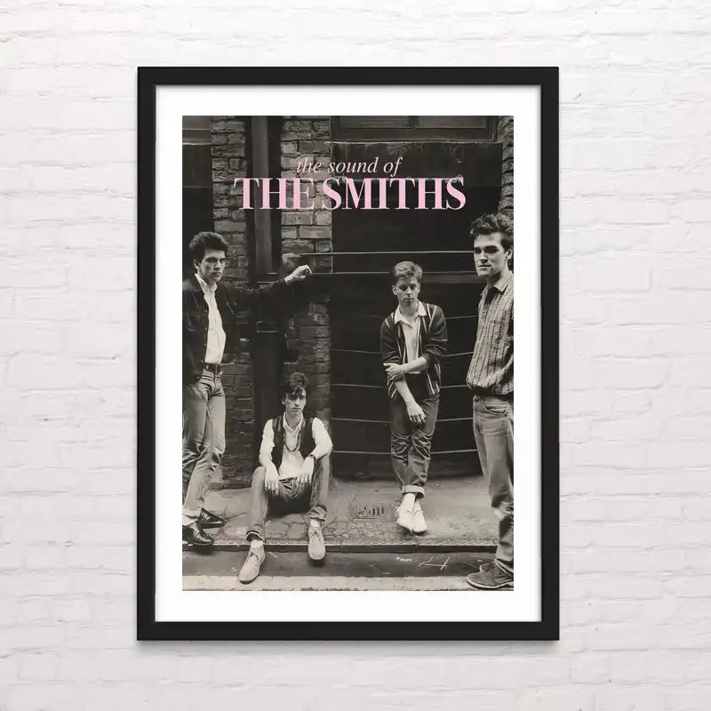 Póster de The Smiths en escena – impresión vibrante. Posterinc.cl