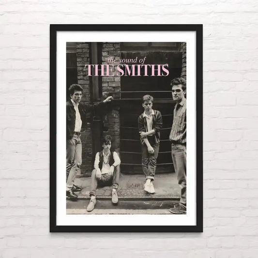 Póster de The Smiths en escena – impresión vibrante. Posterinc.cl