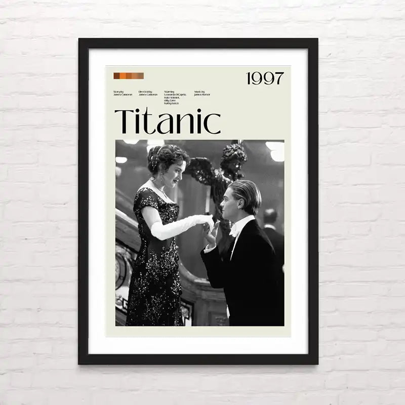 Póster de Titanic – diseño retro impreso - Cine - Posterinc.cl
