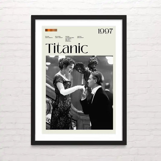Póster de Titanic – diseño retro impreso - Cine - Posterinc.cl