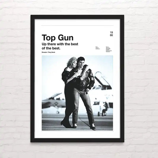 Póster decorativo de Top Gun – arte cinematográfico premium. Posterinc.cl