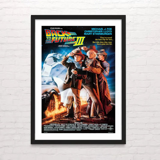Póster de Volver al futuro con diseño artístico – impresión profesional Posterinc